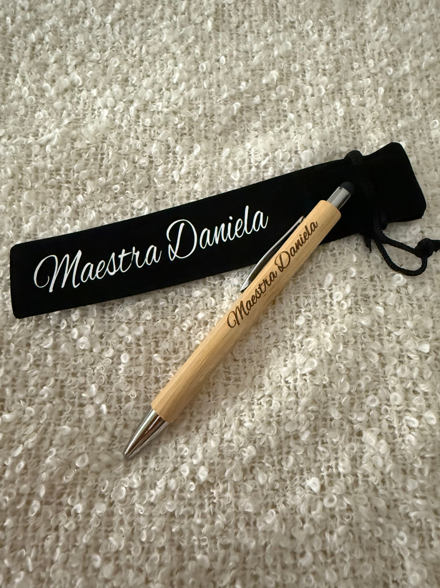 PENNA IN LEGNO PERSONALIZZATA