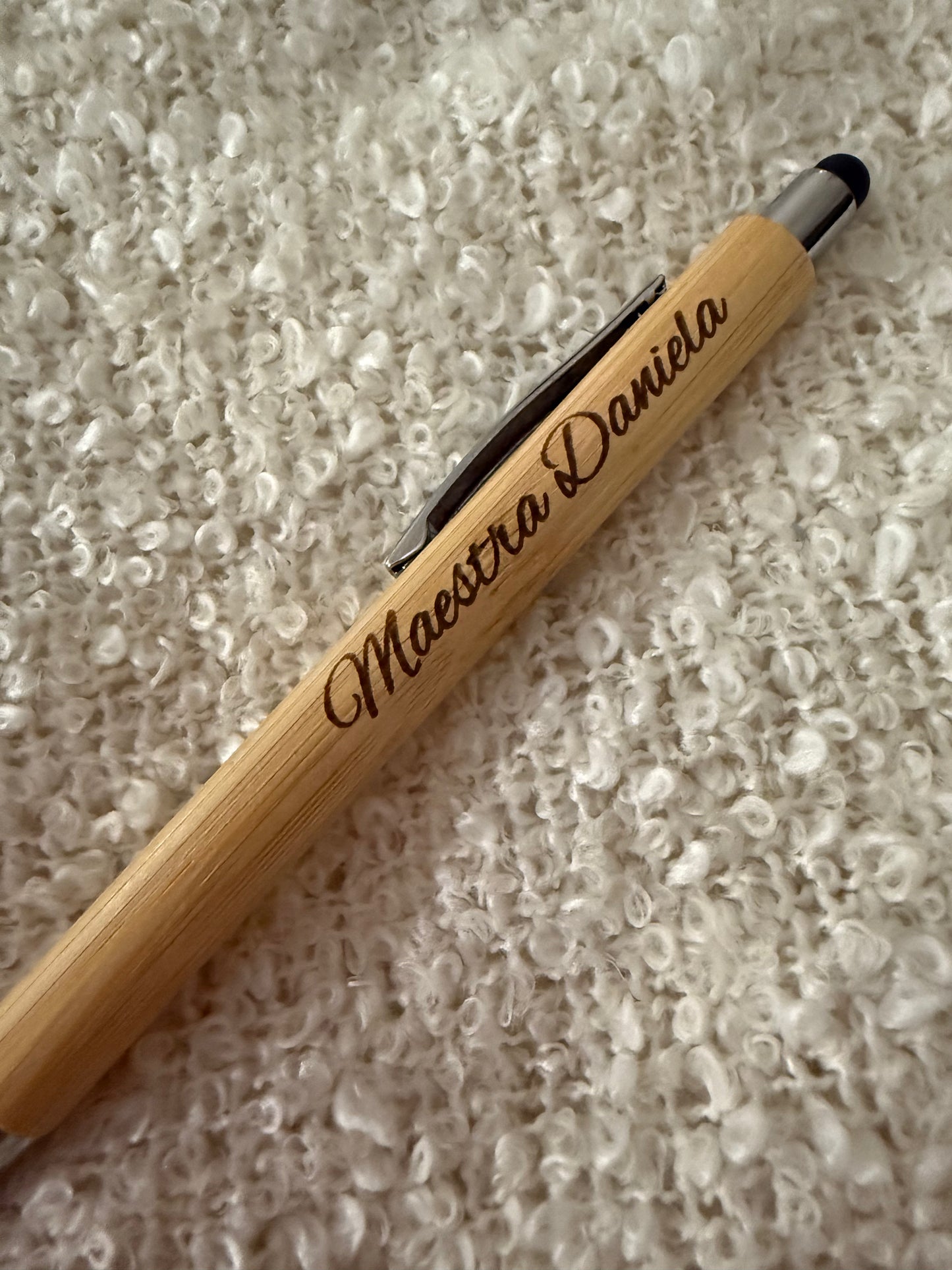 PENNA IN LEGNO PERSONALIZZATA