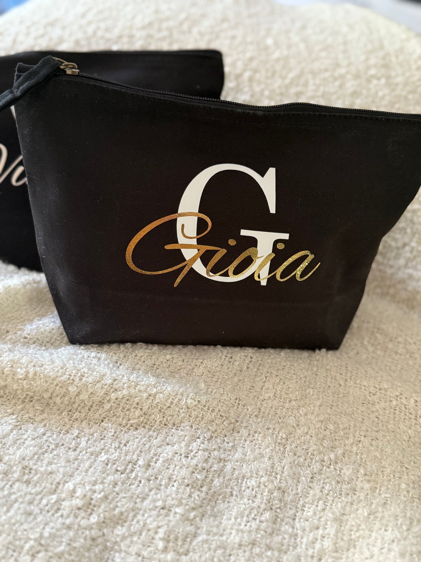 BEAUTY CASE IN COTONE PERSONALIZZATO