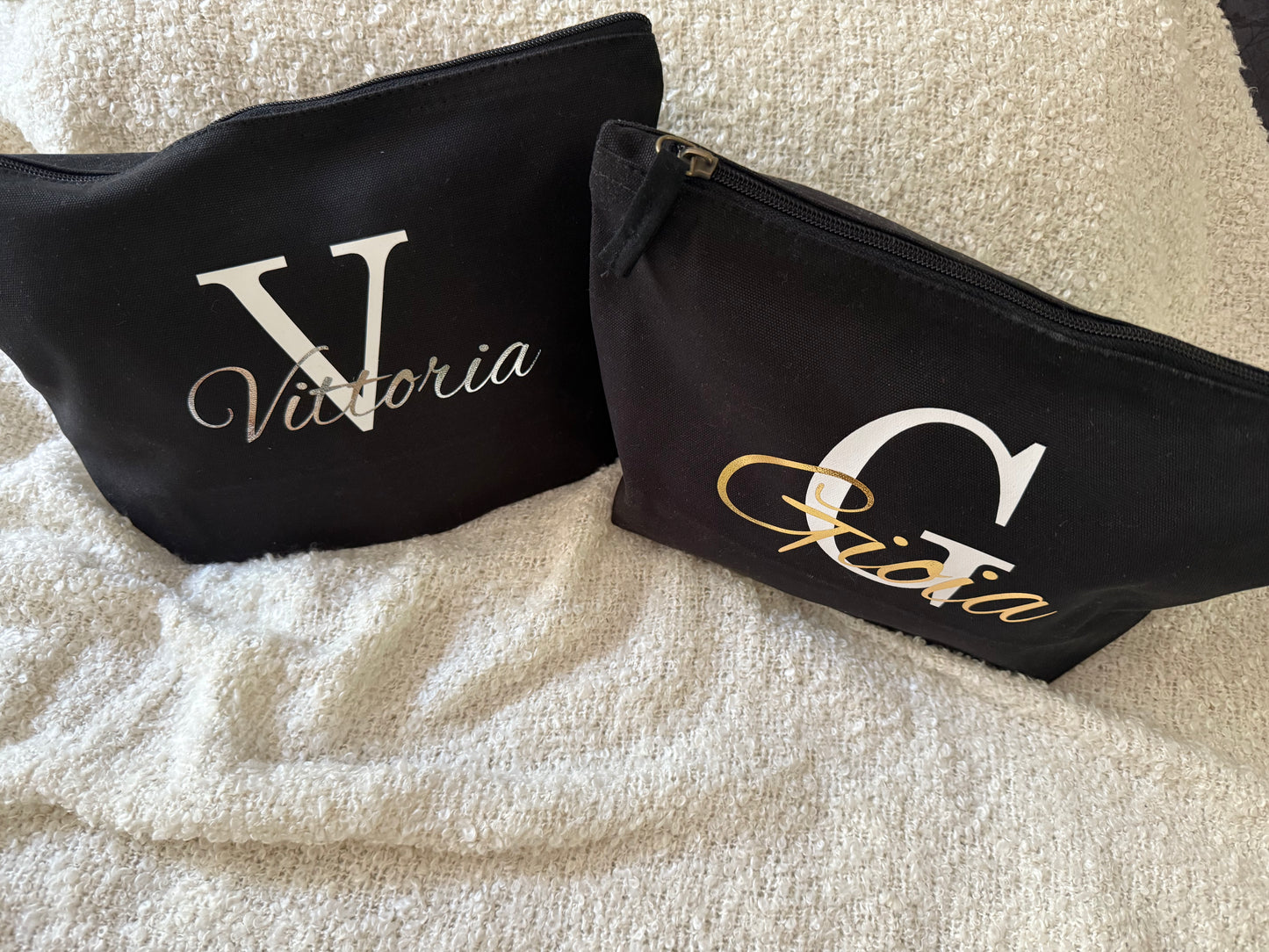 BEAUTY CASE IN COTONE PERSONALIZZATO