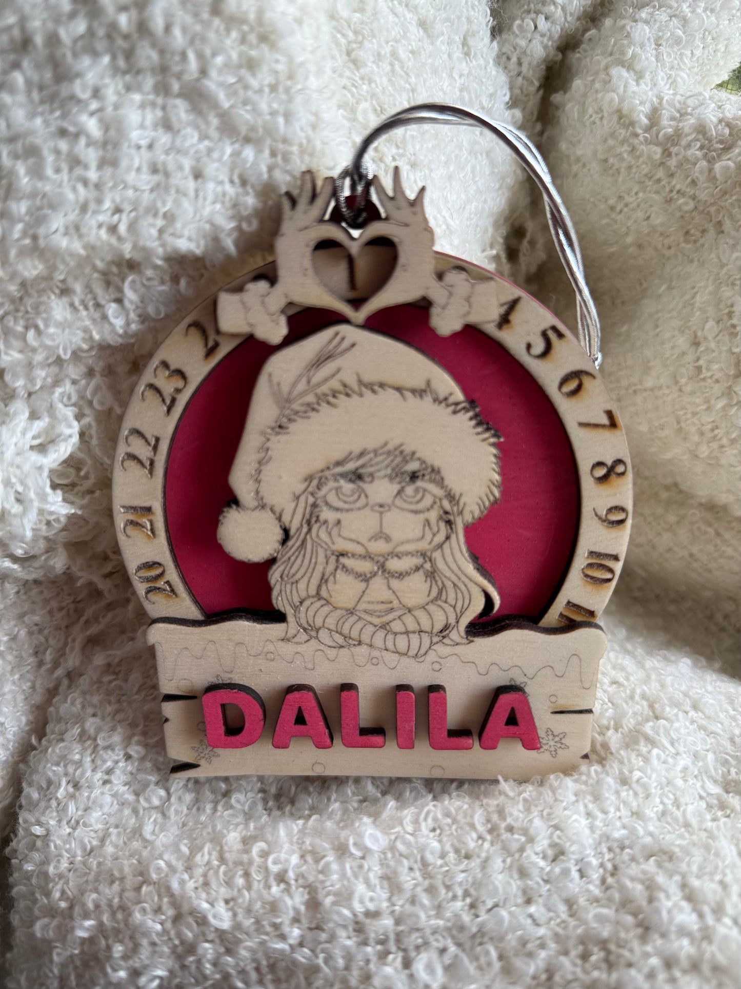 PALLINA GRINCH CALENDARIO DELL'AVVENTO