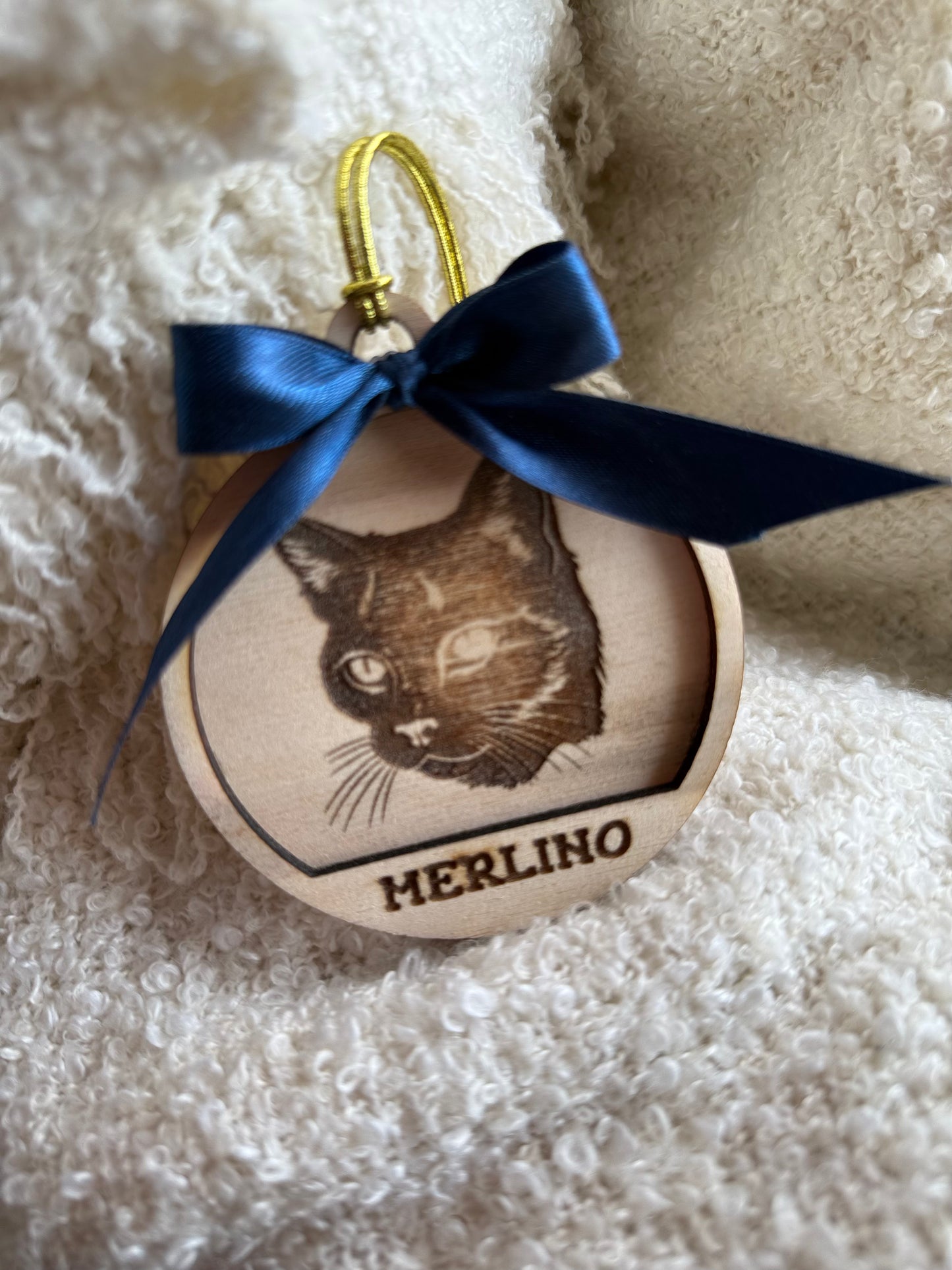 PALLINA LEGNO ANIMALE