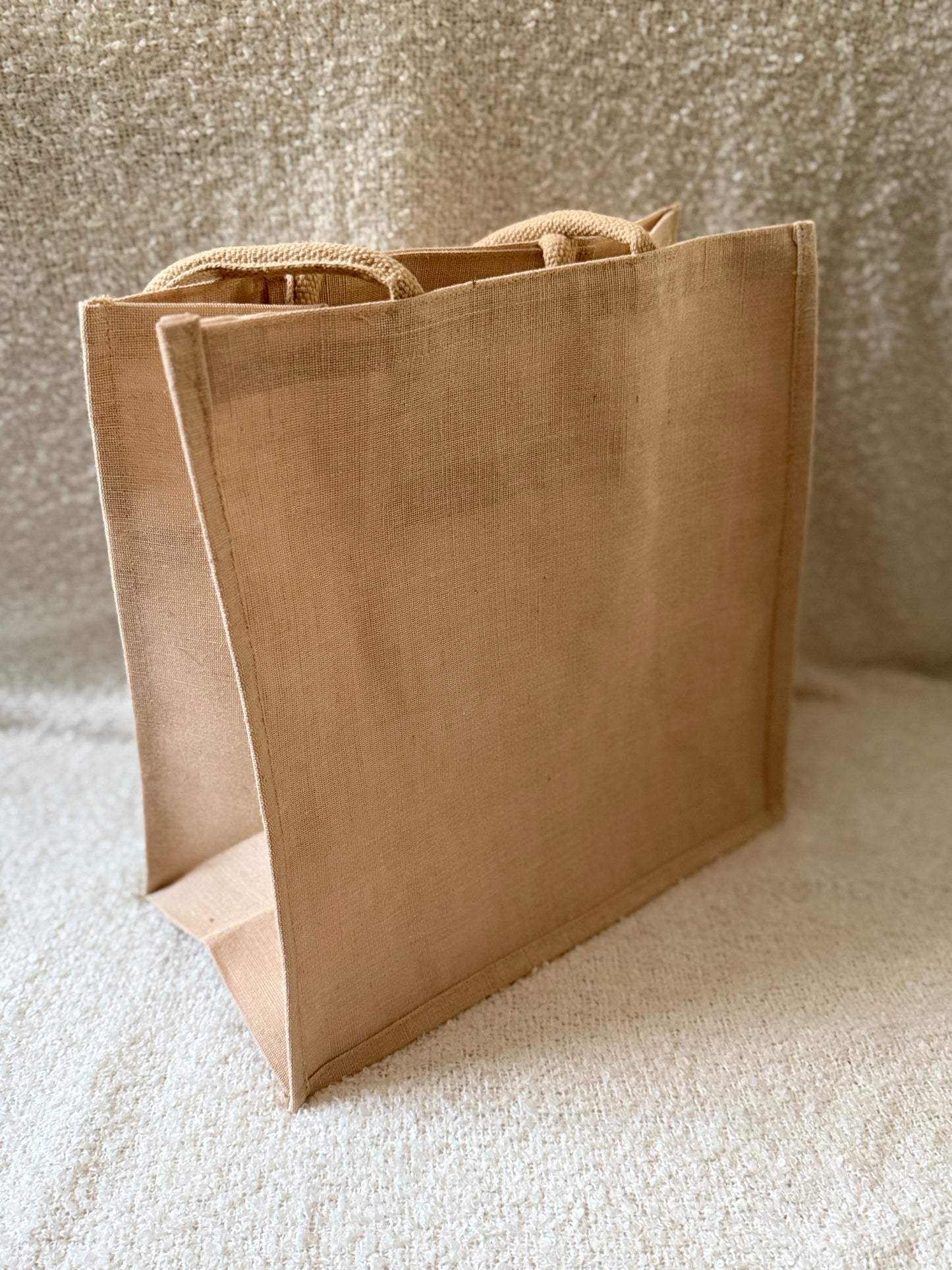 SHOPPER IN JUTA E COTONE PERSONALIZZATA