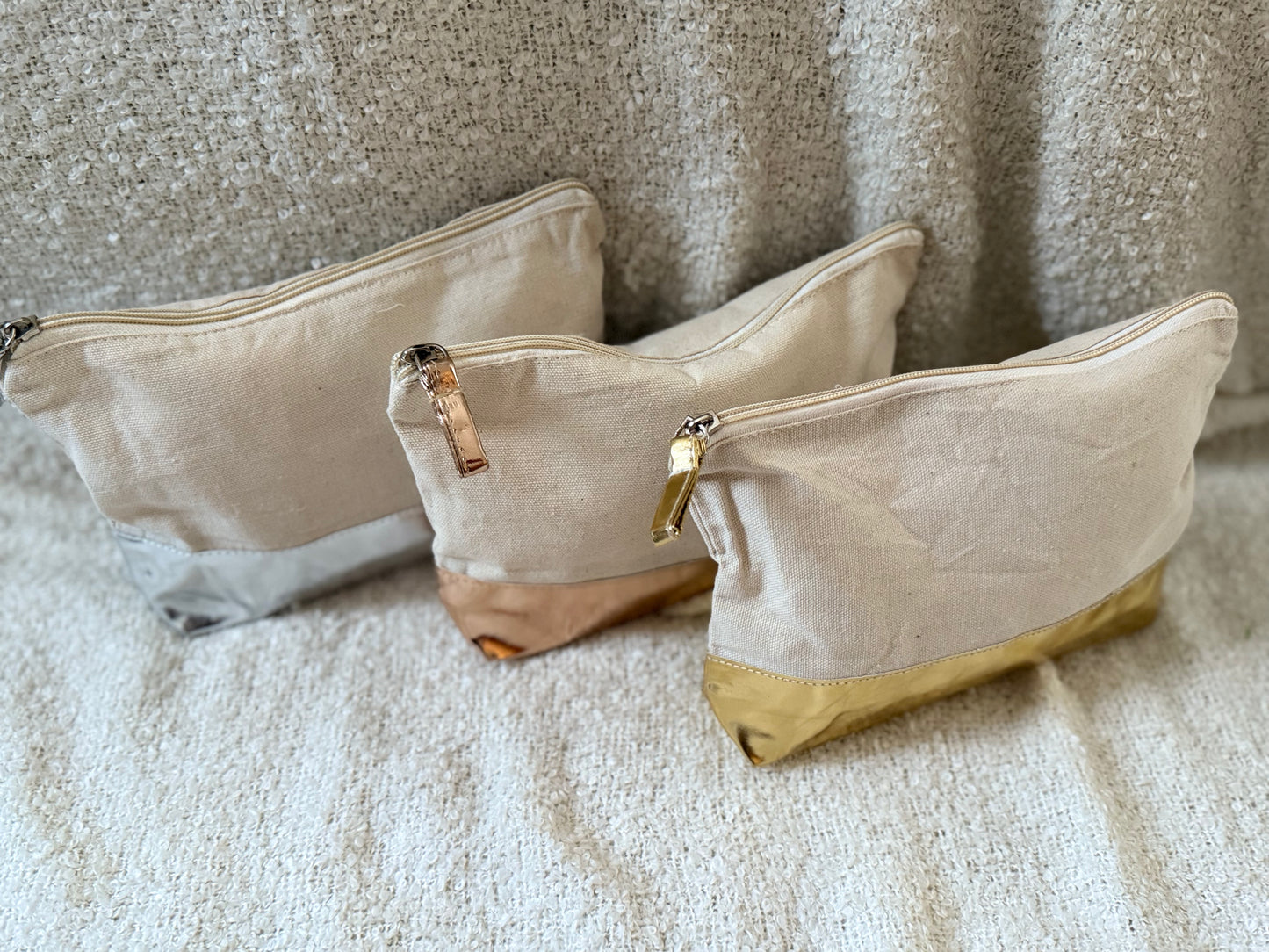 BEAUTY CASE COTONE/PU PERSONALIZZATO